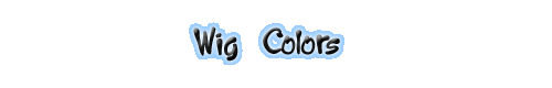 Wig colors